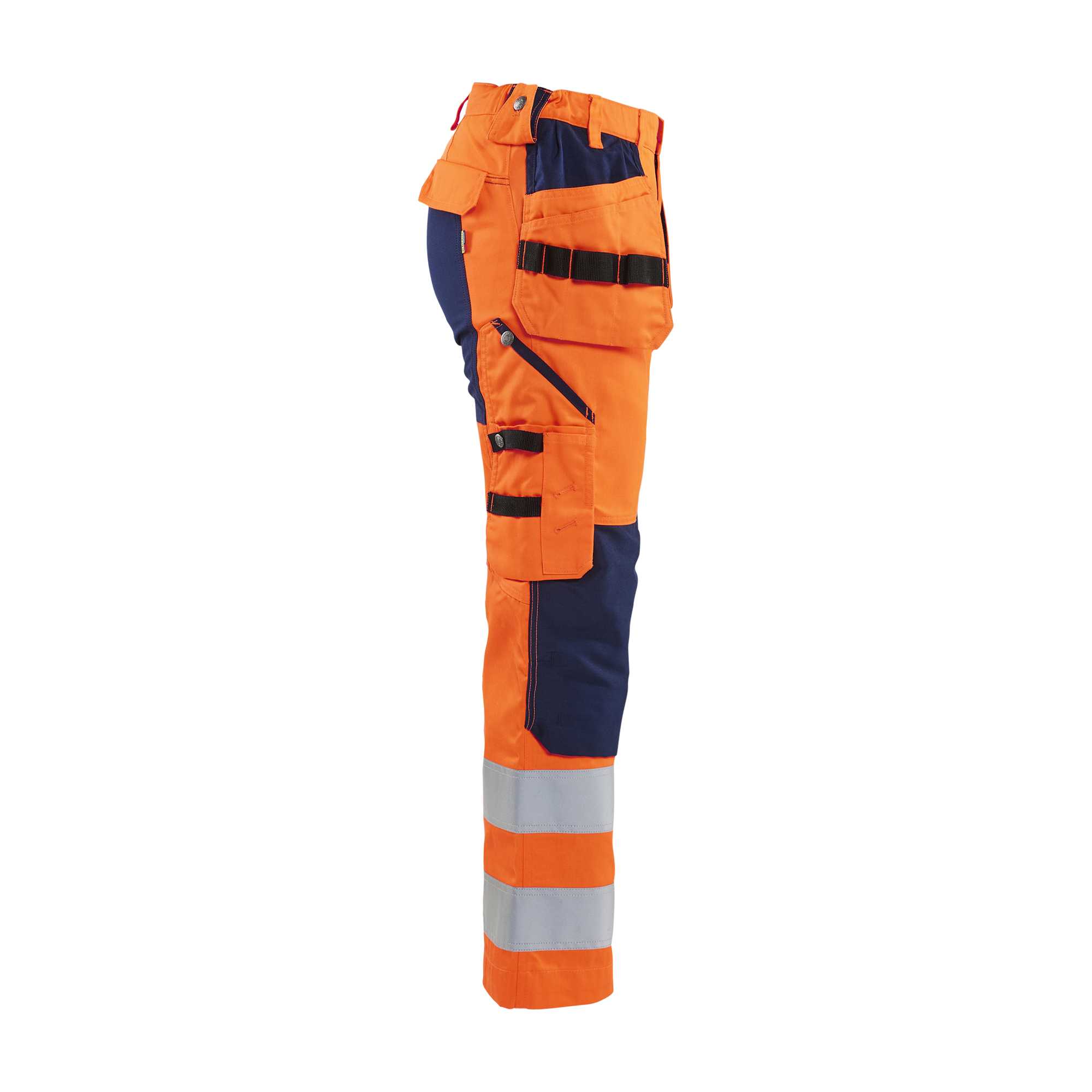 BLAKLADER 71631811 | Women's Hi Vis trousers with stretch Hi Vis Reflective Work Trousers Women - Class 2 Certified